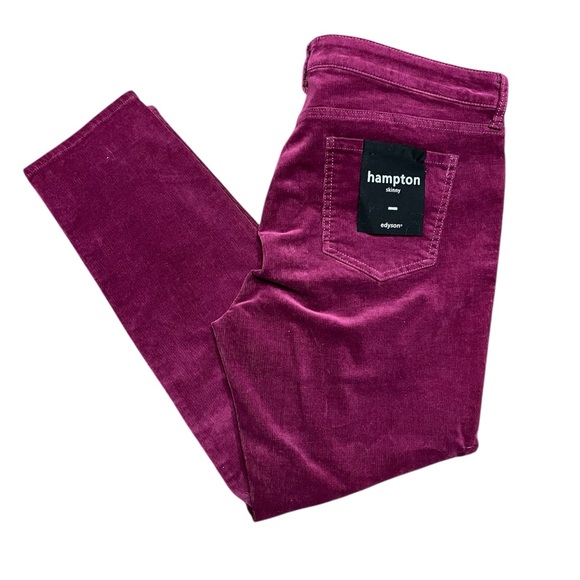 Edyson Pants - Edyson Hampton skinny cords size 14P/32P